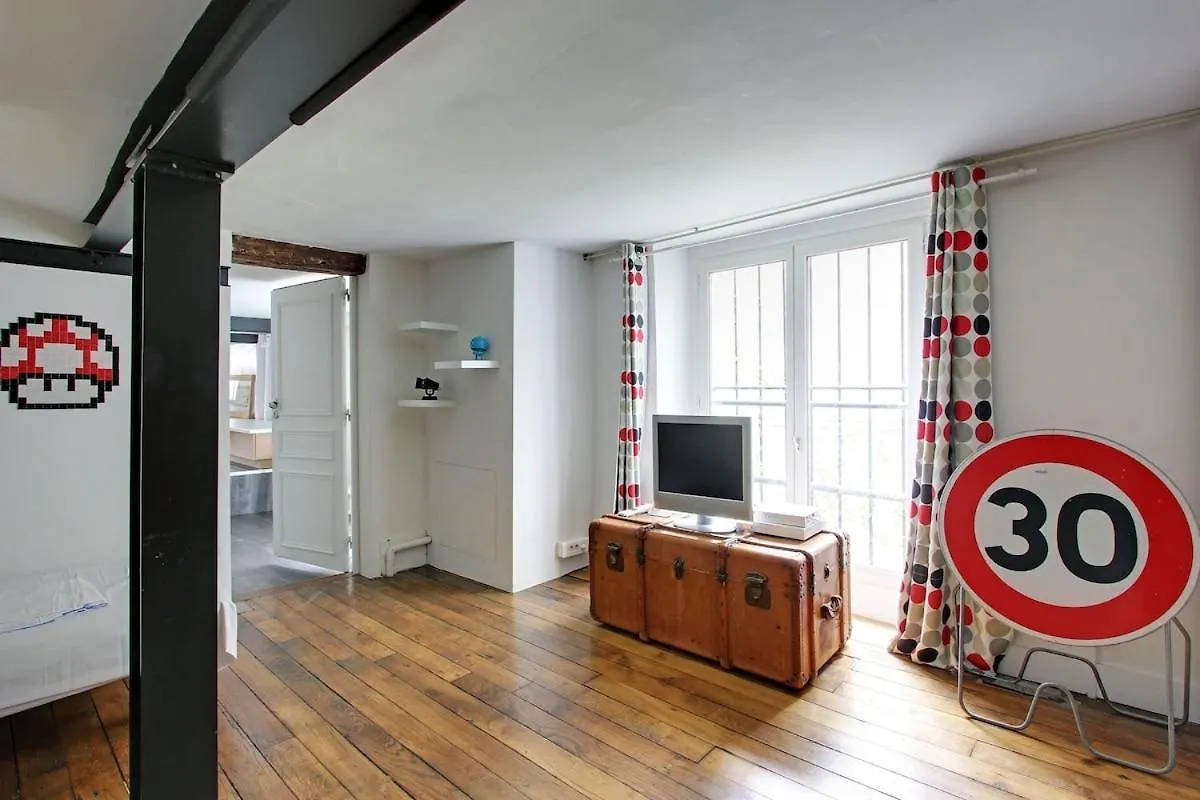 Large Duplex Le Marais Apartman Párizs