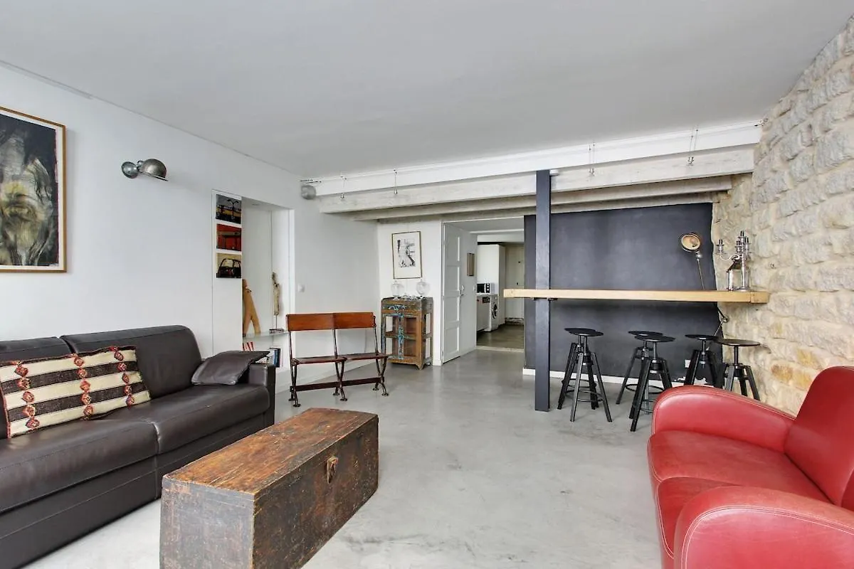 Large Duplex Le Marais Apartman Párizs Franciaország